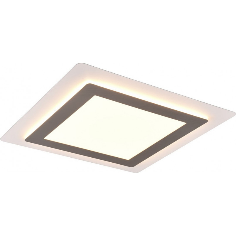 Plafon LED kwadratowy z pilotem Morgan - Trio