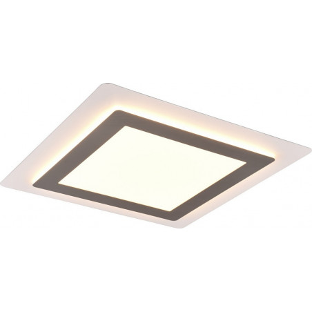 Plafon LED kwadratowy z pilotem Morgan - Trio