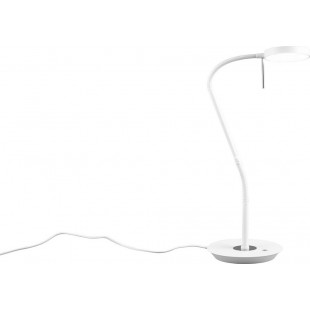 Lampa biurkowa Monza biała Trio | Ściemniacz LED