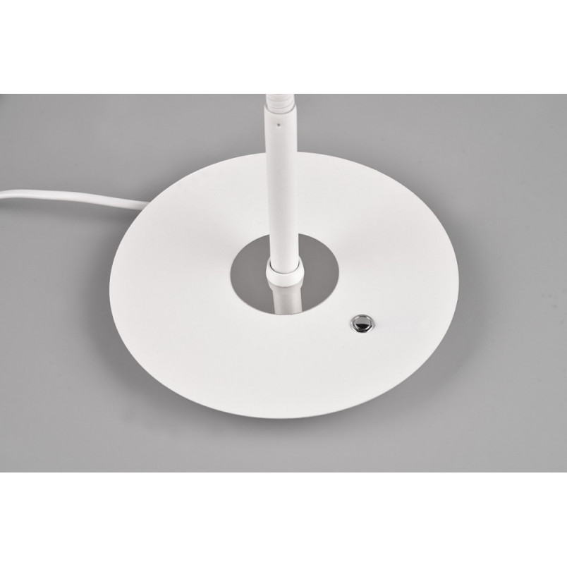 Lampa biurkowa Monza biała Trio | Ściemniacz LED