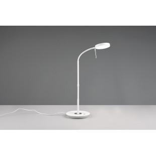 Lampa biurkowa Monza biała Trio | Ściemniacz LED