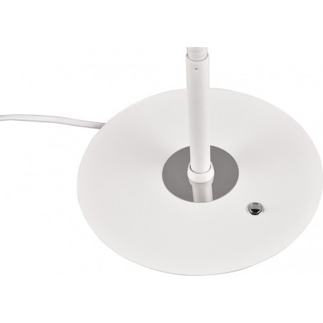 Lampa biurkowa Monza biała Trio | Ściemniacz LED