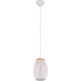 Lampa wisząca ażurowa Bidar biała | Reality - Skandynawski Design