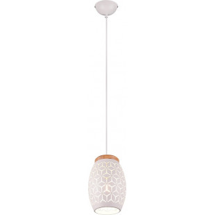 Lampa wisząca ażurowa Bidar biała | Reality - Skandynawski Design