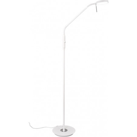 Lampa podłogowa LED Monza - Regulowana, Biały Mat | Trio