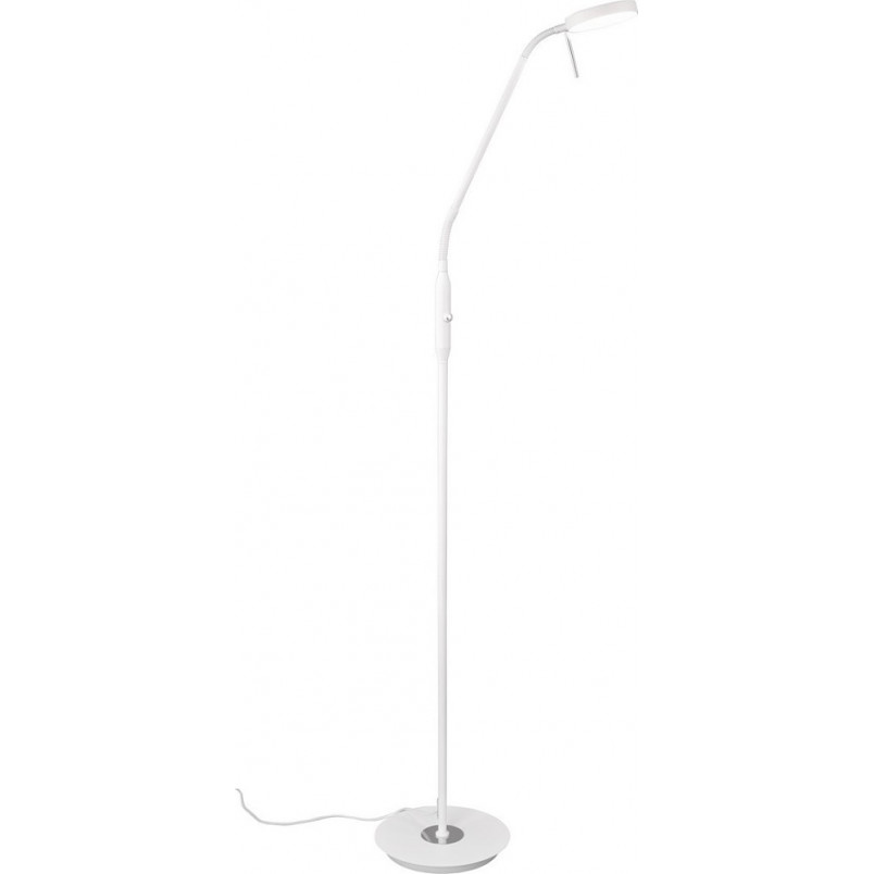 Lampa podłogowa LED Monza - Regulowana, Biały Mat | Trio