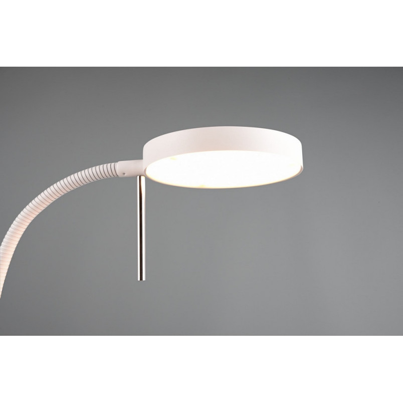 Lampa podłogowa LED Monza - Regulowana, Biały Mat | Trio
