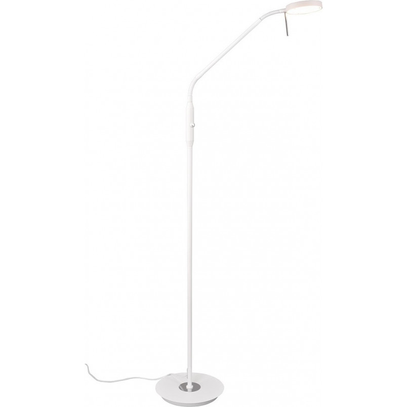 Lampa podłogowa LED Monza - Regulowana, Biały Mat | Trio
