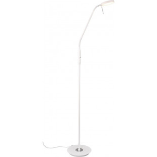 Lampa podłogowa LED Monza - Regulowana, Biały Mat | Trio