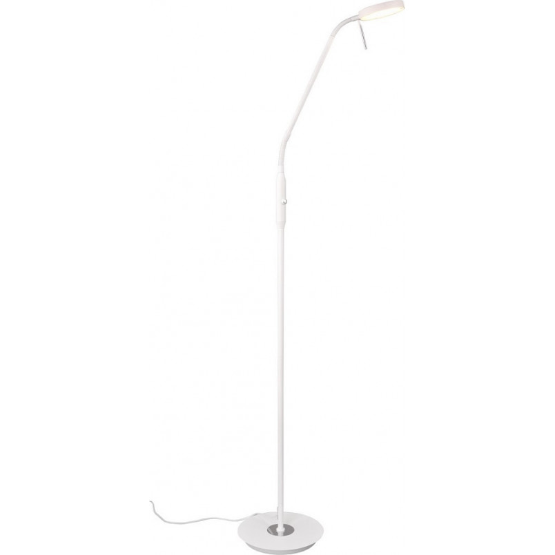 Lampa podłogowa LED Monza - Regulowana, Biały Mat | Trio