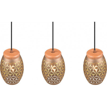 Lampa wisząca ażurowa Bidar | Reality - Elegancki design