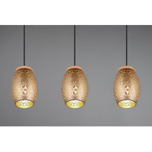Lampa wisząca ażurowa Bidar | Reality - Elegancki design
