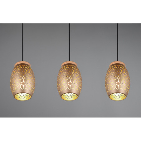 Lampa wisząca ażurowa Bidar | Reality - Elegancki design