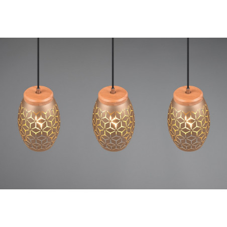 Lampa wisząca ażurowa Bidar | Reality - Elegancki design