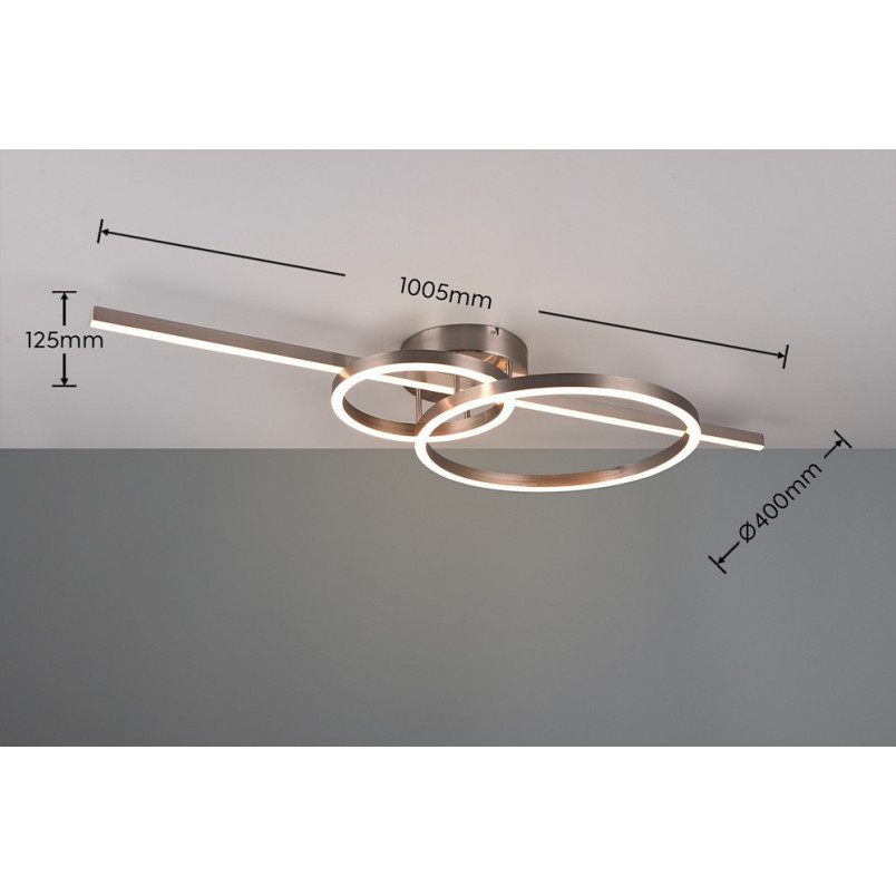 Plafon LED Montilla z pilotem | Trio - Nowoczesne oświetlenie