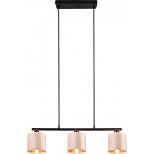 Lampa wisząca beżowa Julieta III Trio | Elegancki design