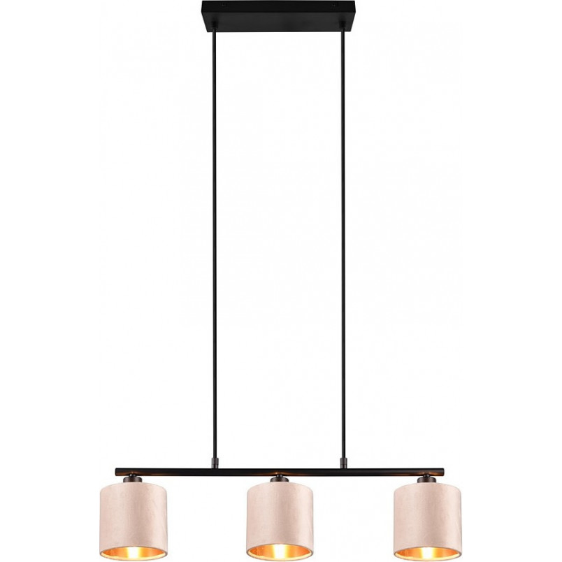 Lampa wisząca beżowa Julieta III Trio | Elegancki design