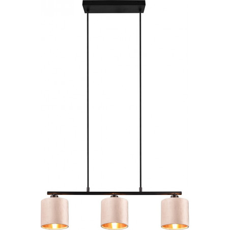Lampa wisząca beżowa Julieta III Trio | Elegancki design