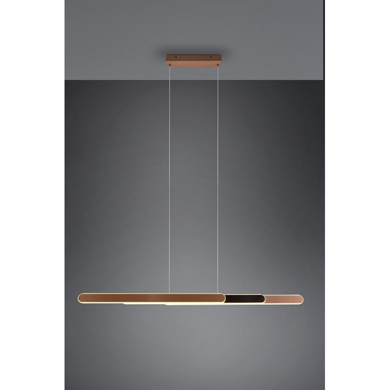 Lampa wisząca LED Helios | Nowoczesna, podłużna | Trio