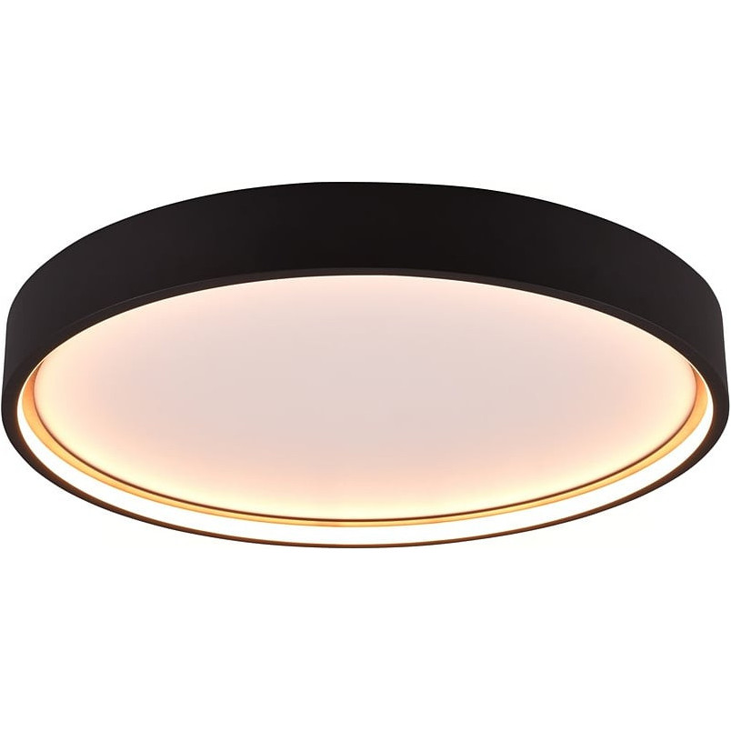 Plafon LED Doha czarny Trio | Nowoczesne oświetlenie