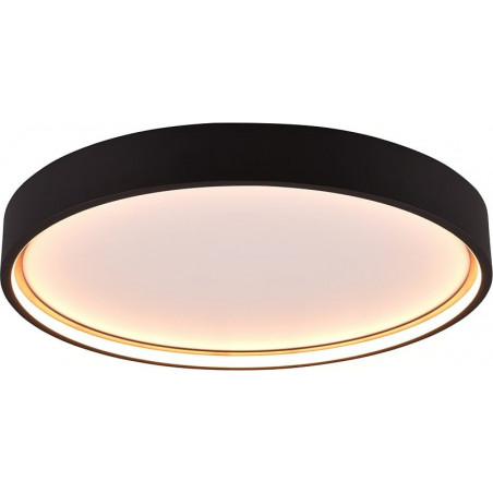 Plafon LED Doha czarny Trio | Nowoczesne oświetlenie