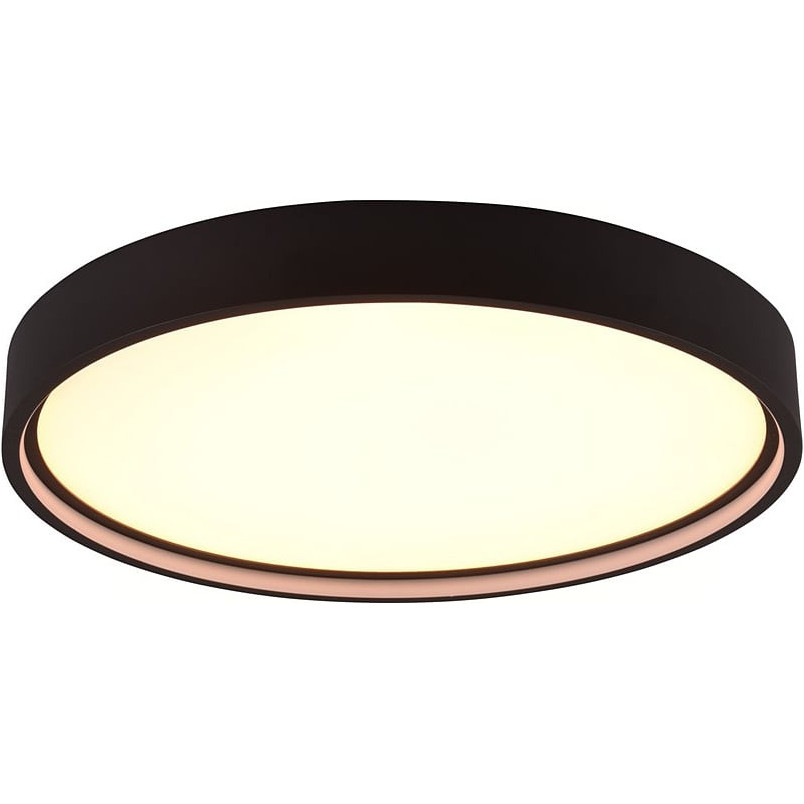 Plafon LED Doha czarny Trio | Nowoczesne oświetlenie