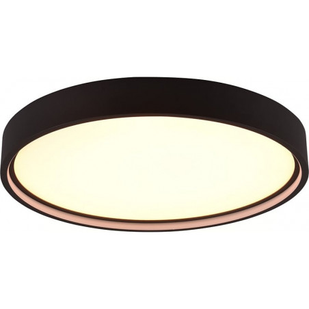 Plafon LED Doha czarny Trio | Nowoczesne oświetlenie