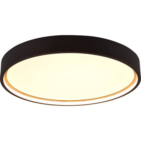 Plafon LED Doha czarny Trio | Nowoczesne oświetlenie