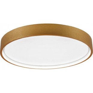 Plafon nowoczesny regulowana barwa światła Doha LED 45cm matowy mosiądz Trio