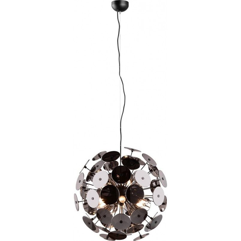 Lampa wisząca Discalgo - Kula chrom/czarny mat | Trio