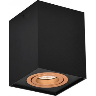 Lampa spot Trio Biscuit czarno-złota | Loftowa, GU10