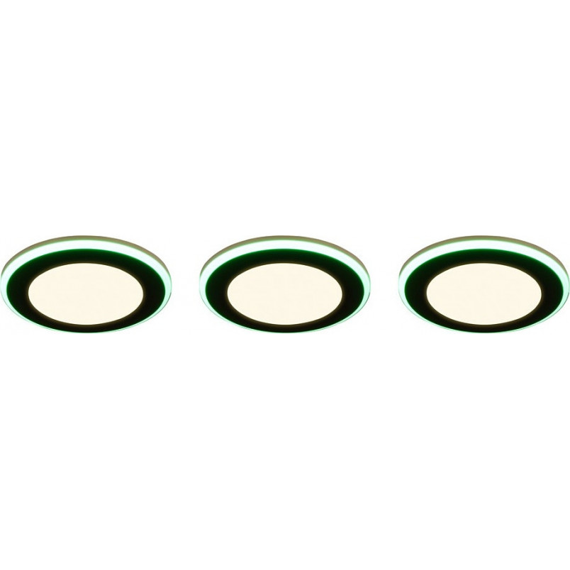 Lampa spot LED Trio Argus (3 szt.) - Czarny mat, pilot