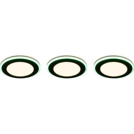 Lampa spot LED Trio Argus (3 szt.) - Czarny mat, pilot