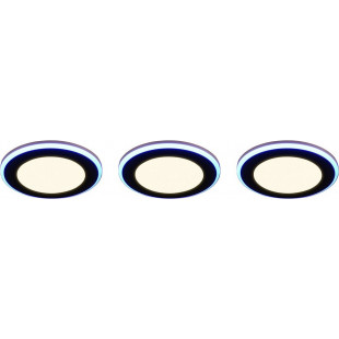 Lampa spot LED Trio Argus (3 szt.) - Czarny mat, pilot