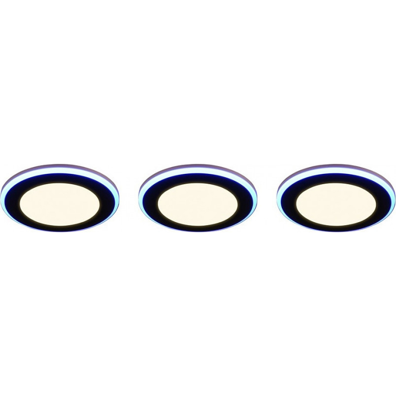Lampa spot LED Trio Argus (3 szt.) - Czarny mat, pilot