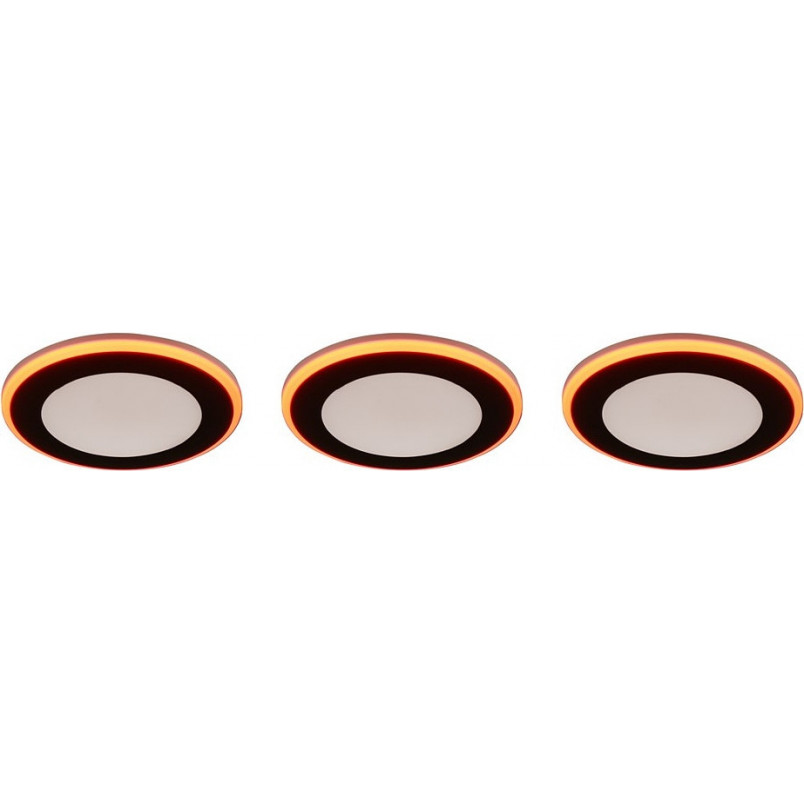 Lampa spot LED Trio Argus (3 szt.) - Czarny mat, pilot
