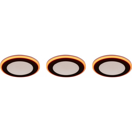 Lampa spot LED Trio Argus (3 szt.) - Czarny mat, pilot