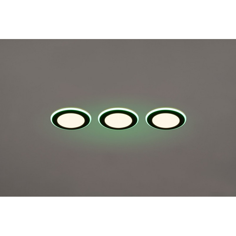 Lampa spot LED Trio Argus (3 szt.) - Czarny mat, pilot