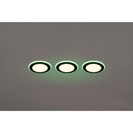 Lampa spot LED Trio Argus (3 szt.) - Czarny mat, pilot