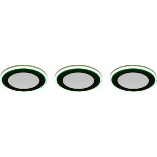 Lampa spot LED Trio Argus (3 szt.) - Czarny mat, pilot