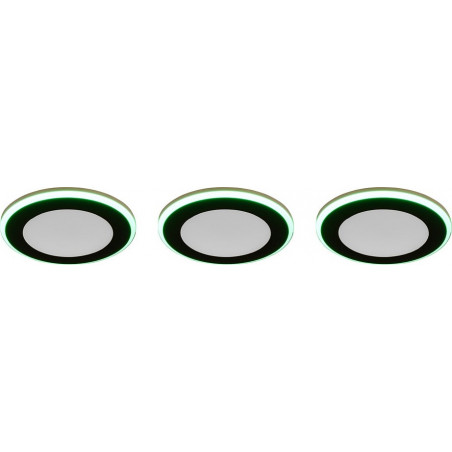 Lampa spot LED Trio Argus (3 szt.) - Czarny mat, pilot