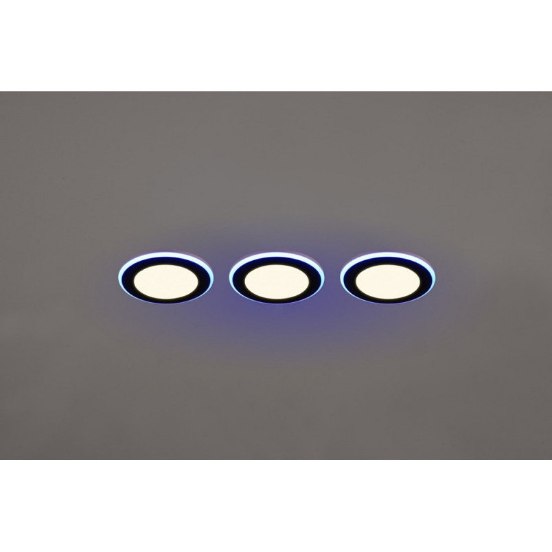 Lampa spot LED Trio Argus (3 szt.) - Czarny mat, pilot