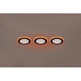 Lampa spot LED Trio Argus (3 szt.) - Czarny mat, pilot