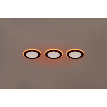 Lampa spot LED Trio Argus (3 szt.) - Czarny mat, pilot