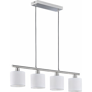 Lampa wisząca Tommy IV - biały/nikiel, 75cm | Trio Reality