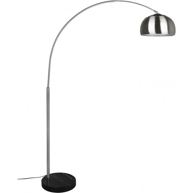 Lampa łukowa Argentina Trio | Loftowa, Nikiel, Czarny Marmur