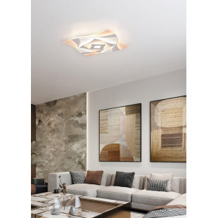Plafon LED Akita Trio z pilotem - Nowoczesne oświetlenie