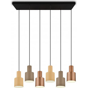 Lampa wisząca 6 punktów Trio Agudo | Nowoczesny Design
