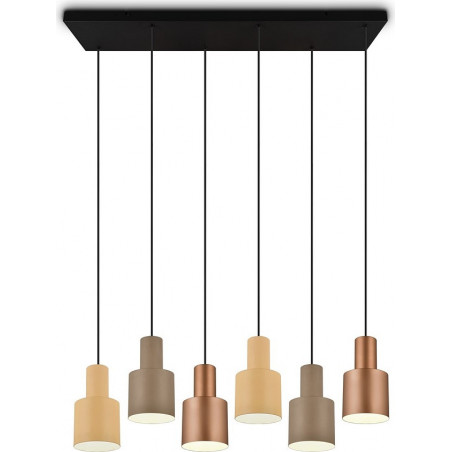 Lampa wisząca 6 punktów Trio Agudo | Nowoczesny Design
