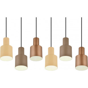Lampa wisząca 6 punktów Trio Agudo | Nowoczesny Design
